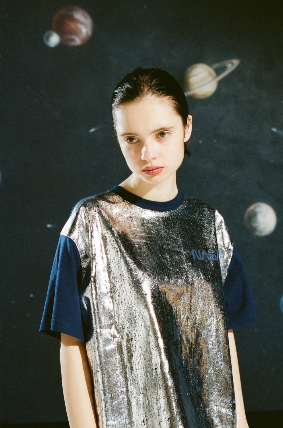 X-girl×NASAのTシャツ - 宇宙飛行士やNASAマークプリント、“宇宙服”モチーフも｜写真13