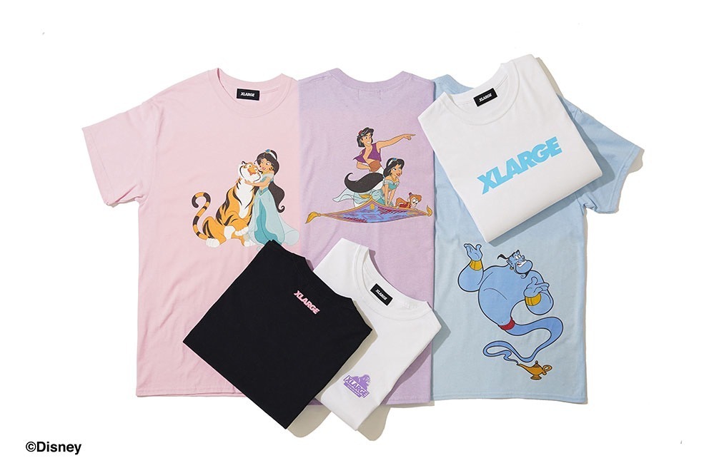 〈XLARGE〉ジャスミンやジーニーなどアニメ版キャラをプリント