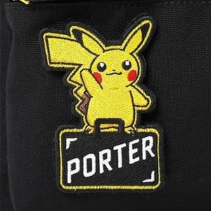 ポケモン＆ ポーター「ピカチュウ」ワッペン付きバッグや小物 