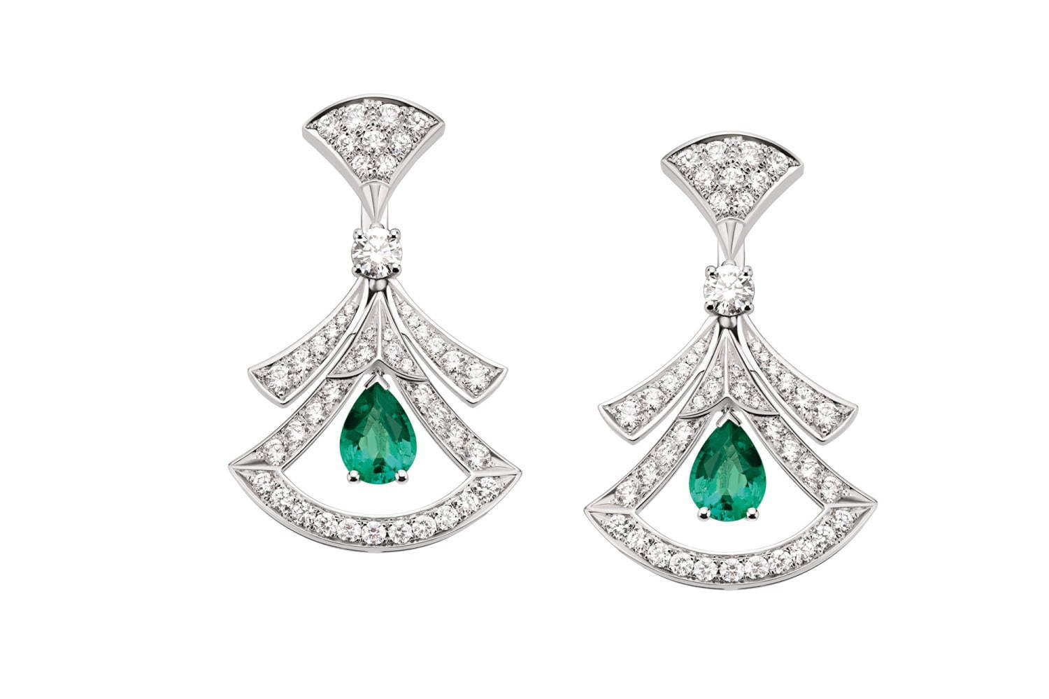 ブルガリ「ディーヴァ ドリーム」新作 - 相異なるジェムがきらめく扇型ネックレスやイヤリング