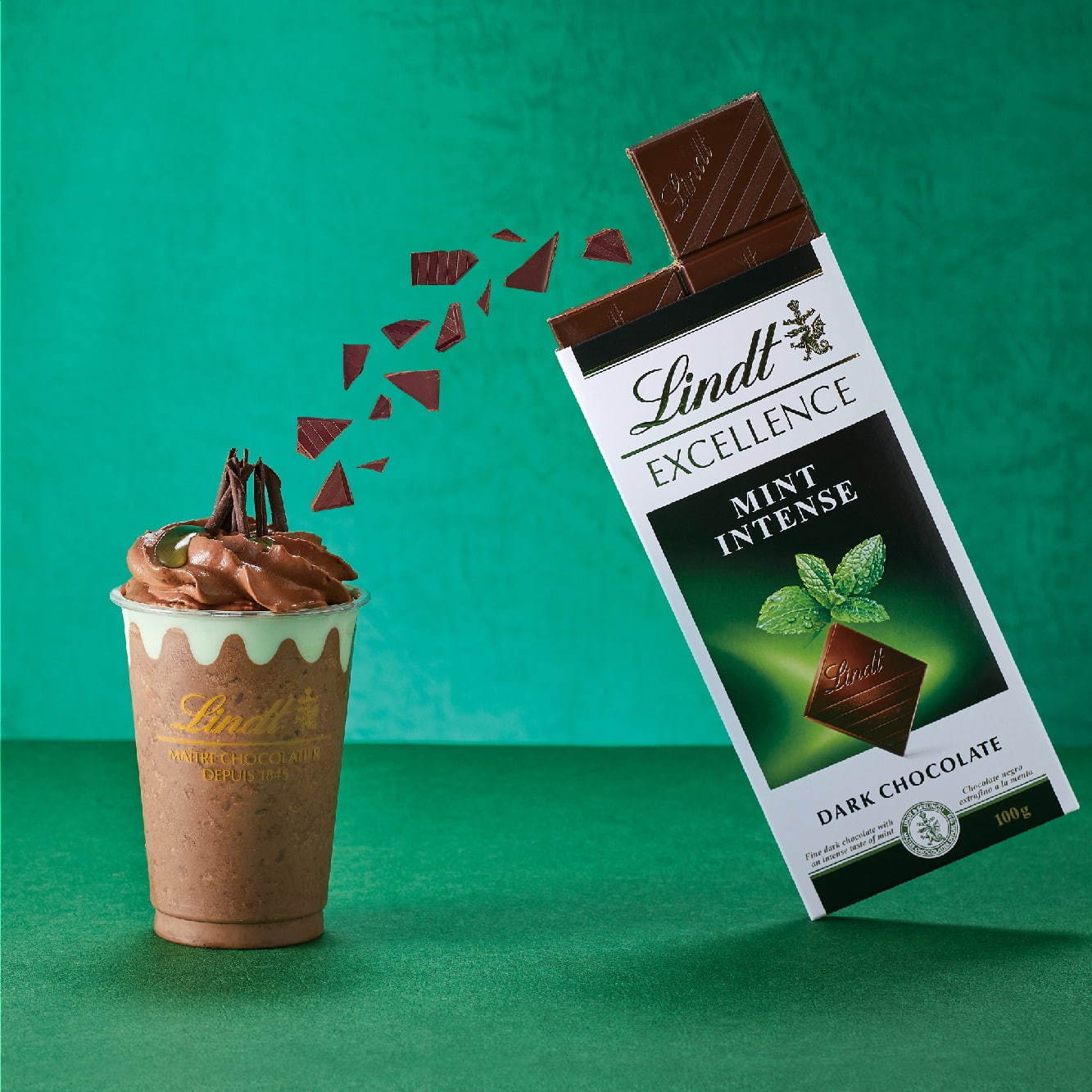 リンツ(Lindt) ミントチョコレートドリンク｜写真1