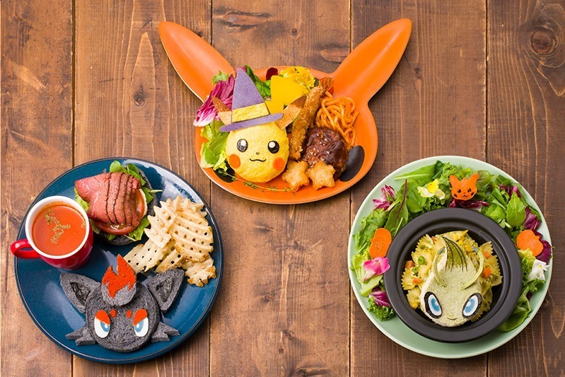 ポケモンカフェのハロウィンメニュー、“魔法使い帽子”付きオムライスピカチュウ＆漆黒バンズのゾロアなど｜写真1