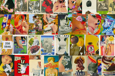 小町渉の最新コラージュ展が恵比寿TRAUMARISで開催