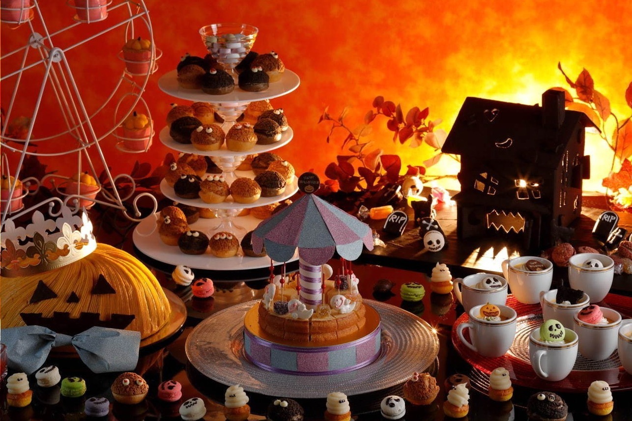 オムライス｜シェラトン都ホテル大阪のハロウィーンスイーツブッフェ、おばけシューやタピオカ入り魔女のスープなど