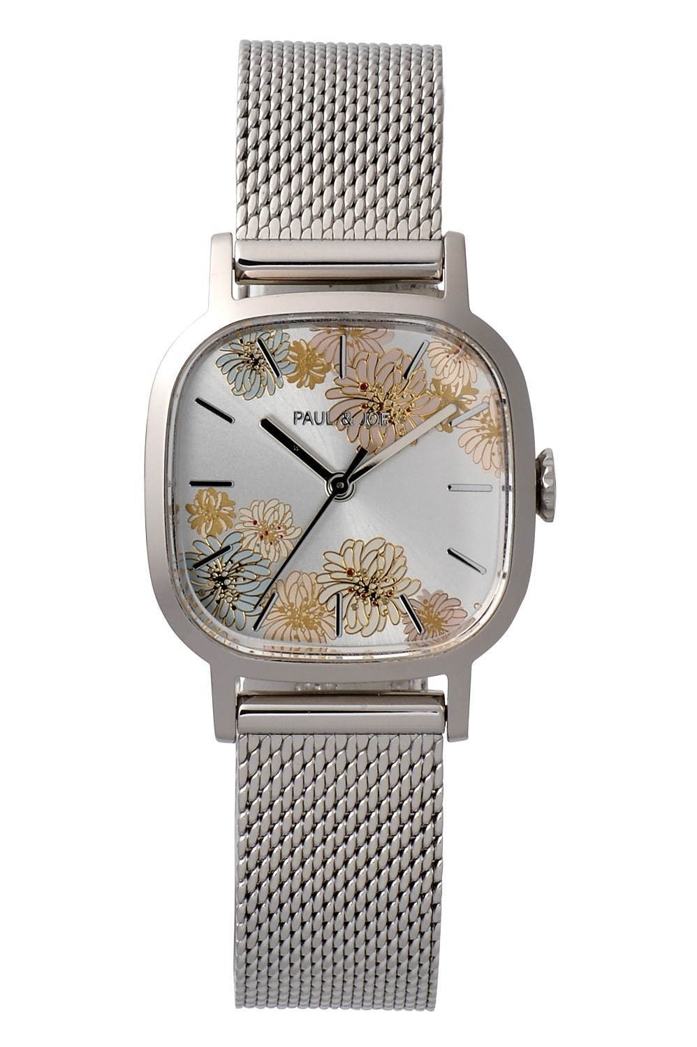 ポール ジョーの新作ウォッチ クリザンテーム スクウェアケース 花柄のエレガントな腕時計 ファッションプレス