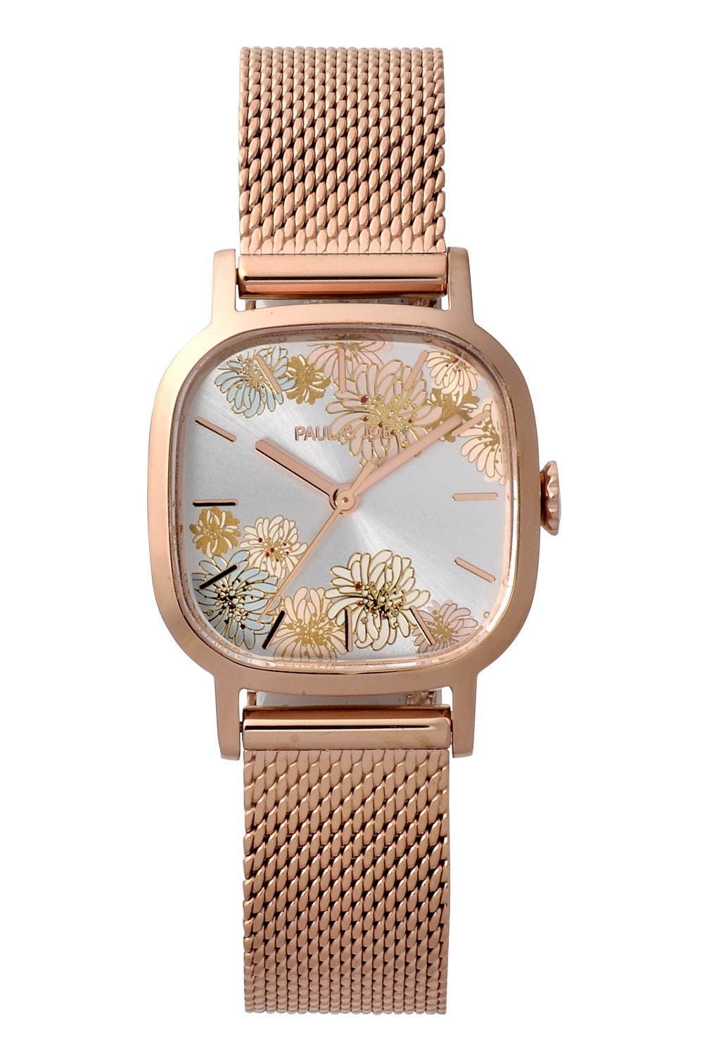 ポール & ジョーの新作ウォッチ「クリザンテーム」スクウェアケース×花柄のエレガントな腕時計 | 写真