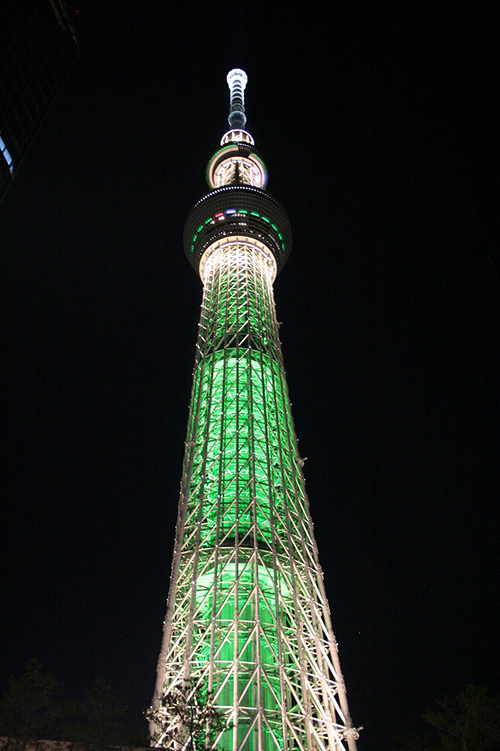 東京スカイツリーが点灯！世界一高いクリスマスツリー＆イルミネーションでロマンティックな夜を | 写真