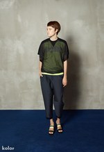 カラー(kolor) 2013年春夏ウィメンズコレクション - ハイブリッドなテキスタイルが生む清涼感｜写真9