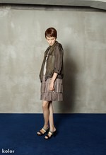 カラー(kolor) 2013年春夏ウィメンズコレクション - ハイブリッドなテキスタイルが生む清涼感｜写真13