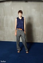 カラー(kolor) 2013年春夏ウィメンズコレクション - ハイブリッドなテキスタイルが生む清涼感｜写真17