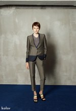 カラー(kolor) 2013年春夏ウィメンズコレクション - ハイブリッドなテキスタイルが生む清涼感｜写真18