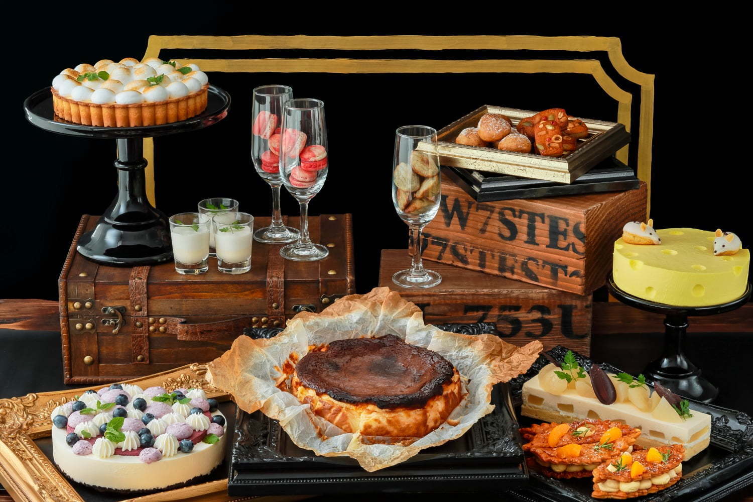 チーズティー｜チーズ10種を食べ尽くし！京都タワーホテルのチーズスイーツブッフェ、ハロウィン＆クリスマスメニューも