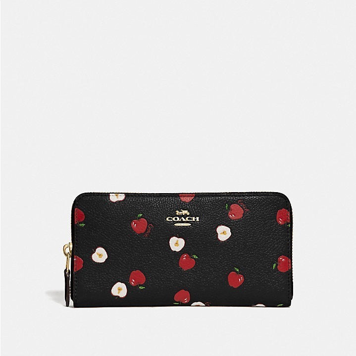 コーチ「アップル プリント」日本限定発売、リンゴを散りばめた 販売特売 【COACH】りんご柄バッグ ショルダーバッグ