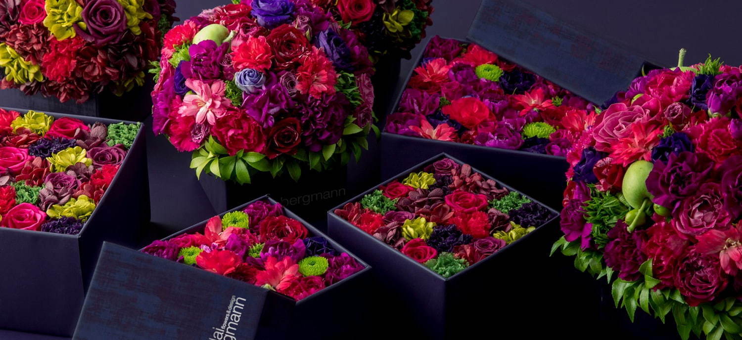 ニコライ バーグマンの秋限定フラワーボックス、紫の花やヒメリンゴで“実りの秋”を表現｜写真5