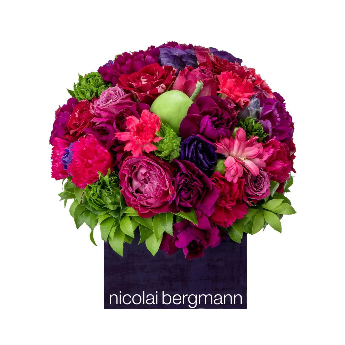 ニコライ バーグマンの秋限定フラワーボックス、紫の花やヒメリンゴで“実りの秋”を表現 | 写真