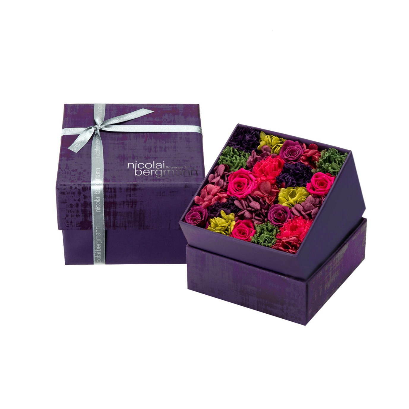ニコライ バーグマンの秋限定フラワーボックス、紫の花やヒメリンゴで“実りの秋”を表現｜写真3