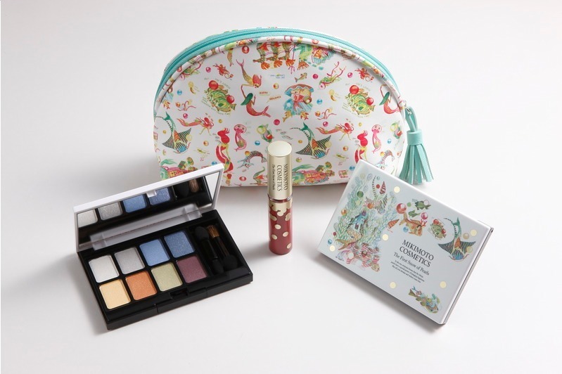 ミキモト“真珠”の初雪舞う海のクリスマスが着想の19年コフレ、全8色アイカラー×リップなど｜写真1