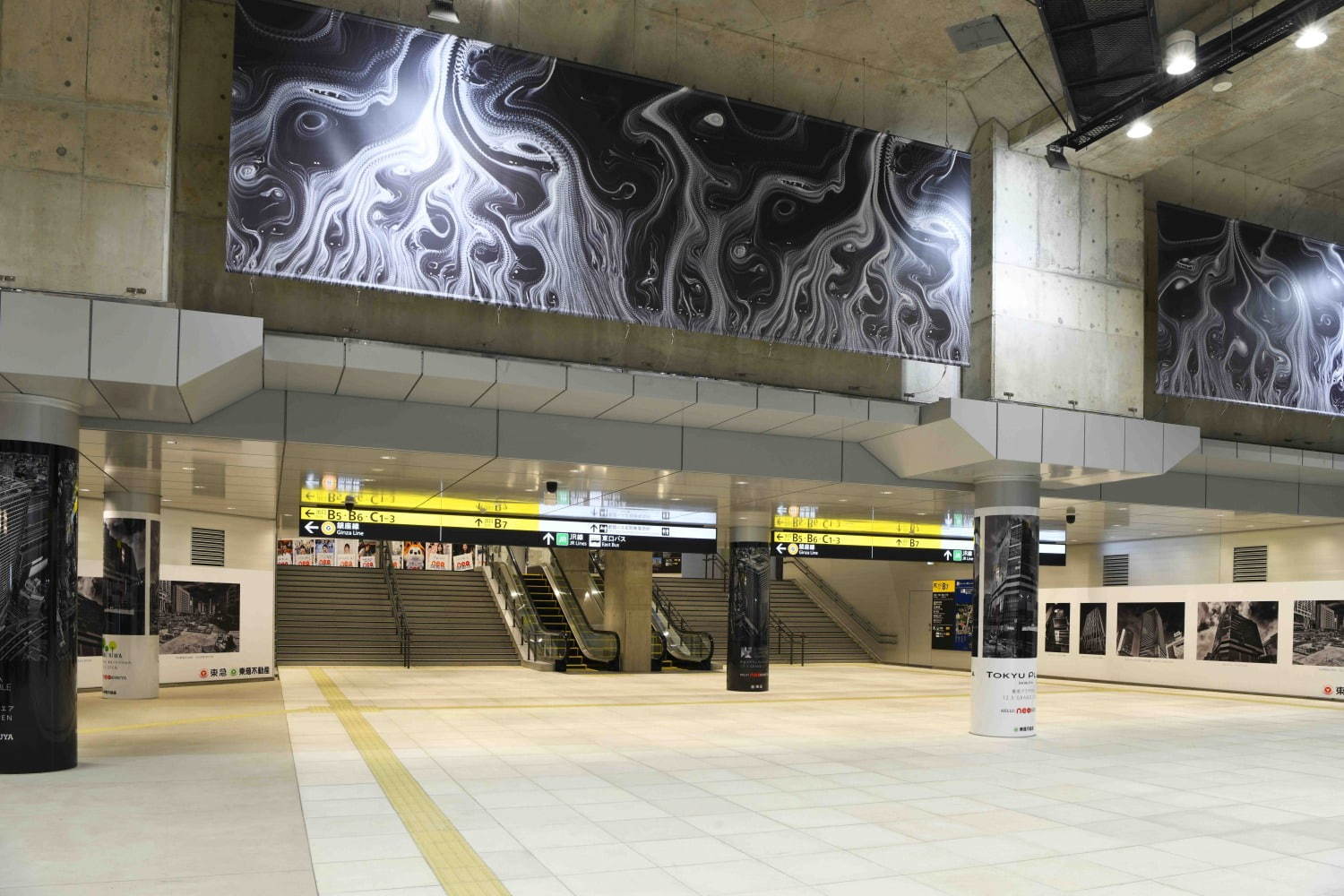 「渋谷駅東口地下広場」JR・東京メトロ・東急を結ぶ快適空間、カフェ＆充実のパウダールームも｜写真5
