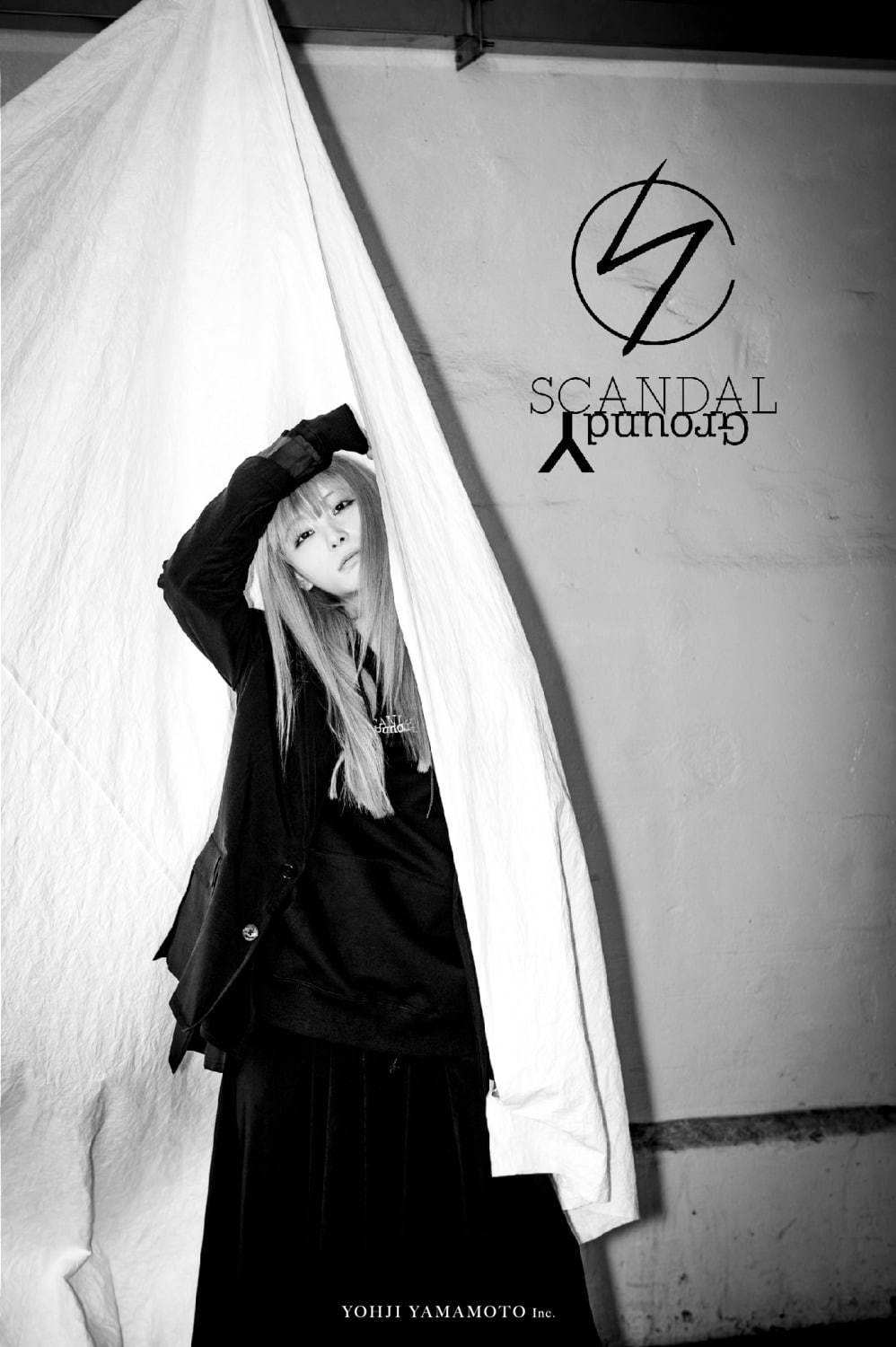 ヨウジヤマモトGround Y×ニューエラ×SCANDAL、コラボロゴ入りキャップ 