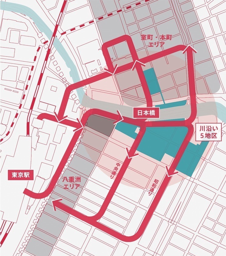 東京・日本橋の再開発「グレーター日本橋」コレド室町や日本橋高島屋周辺、水辺に広がる新たな街｜写真10