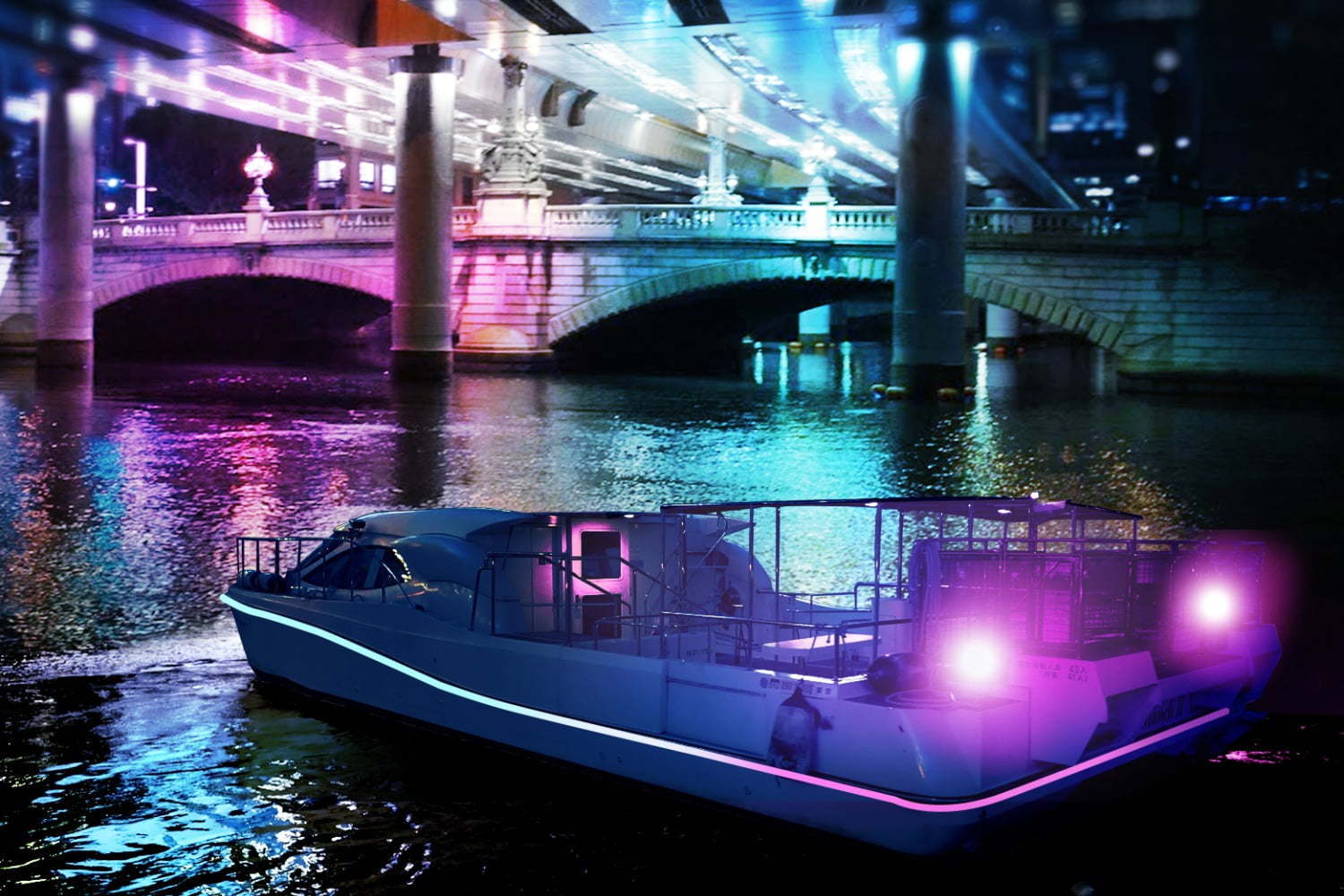 江戸時代｜アートイベント「日本橋めぐるフェス」"光×音"ナイトクルーズや"紋"を光で演出