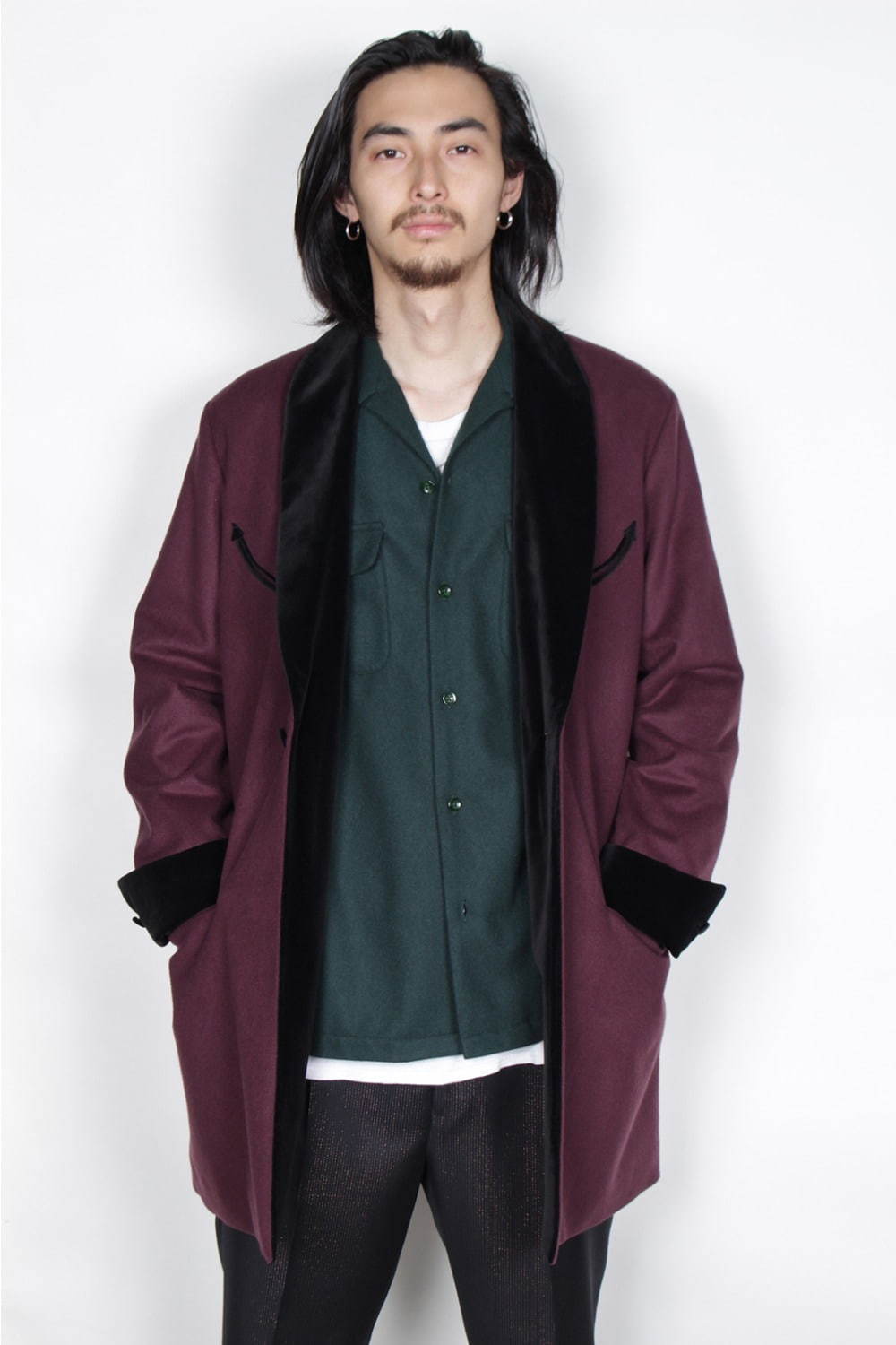 WACKO MARIA x WOOL RICH -BALMACAAN COAT-