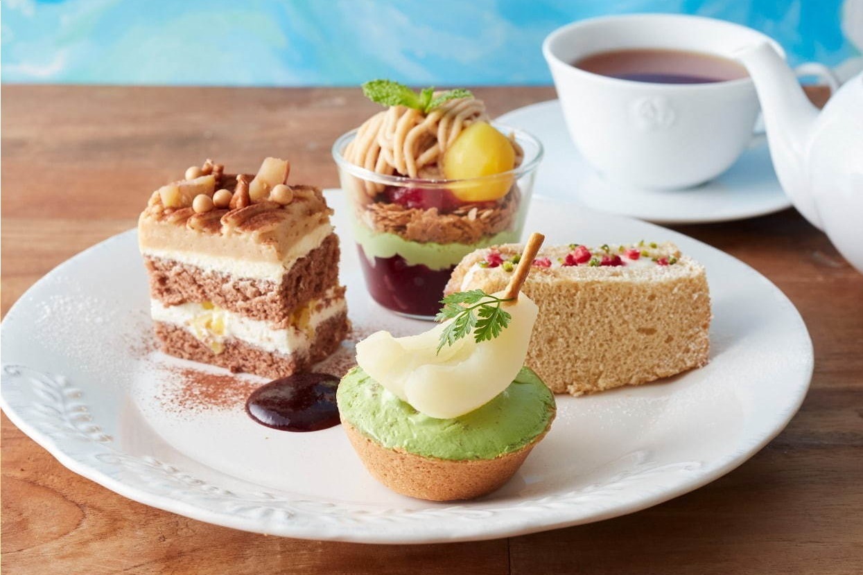 アフタヌーンティー・ティールーム×ゴッホ展の秋アフタヌーンティー『陶器と洋梨のある静物』着想のタルト