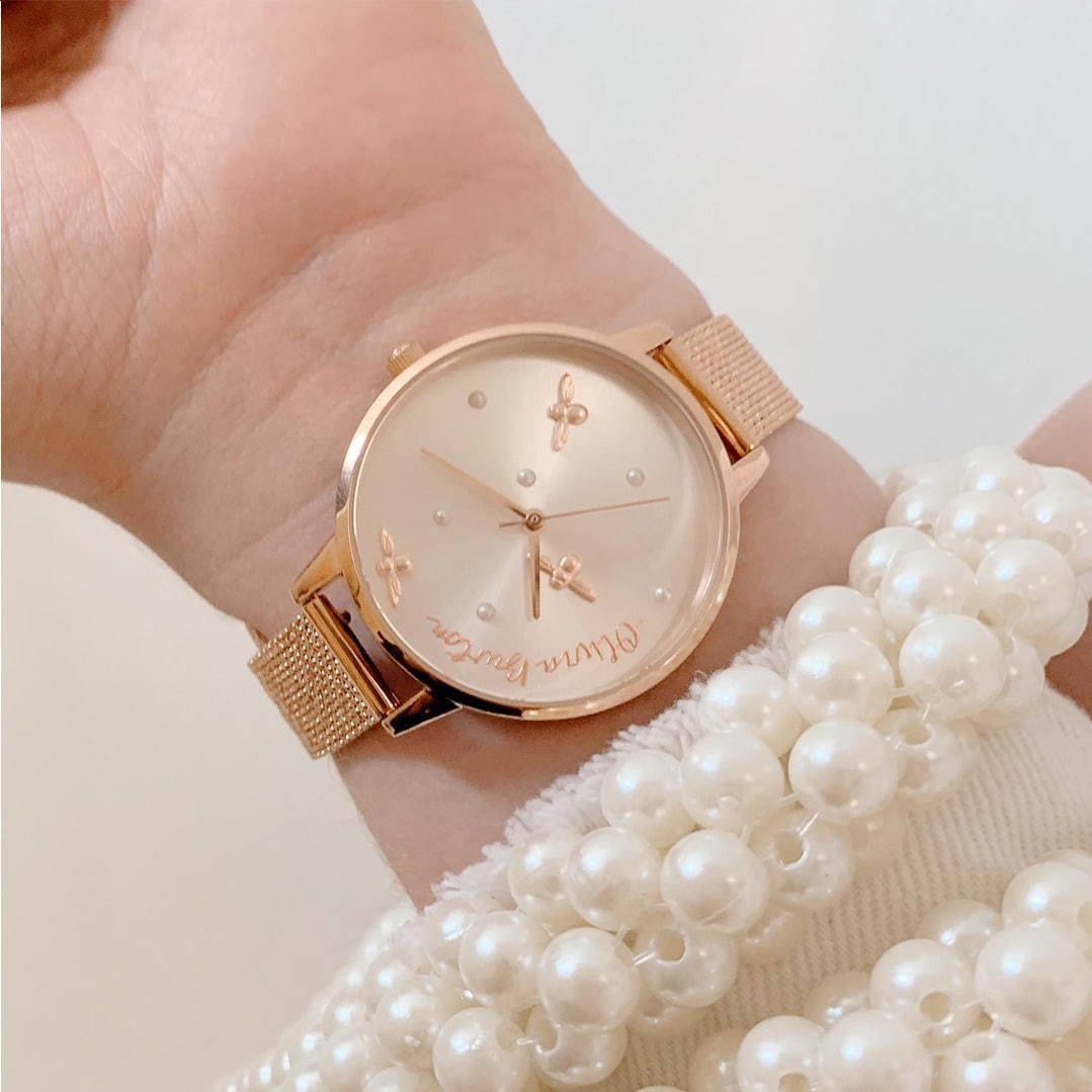 オリビア・バートンの新作腕時計 - 煌めくグリッターや“蜂”モチーフ、冬うさぎの文字盤｜写真19