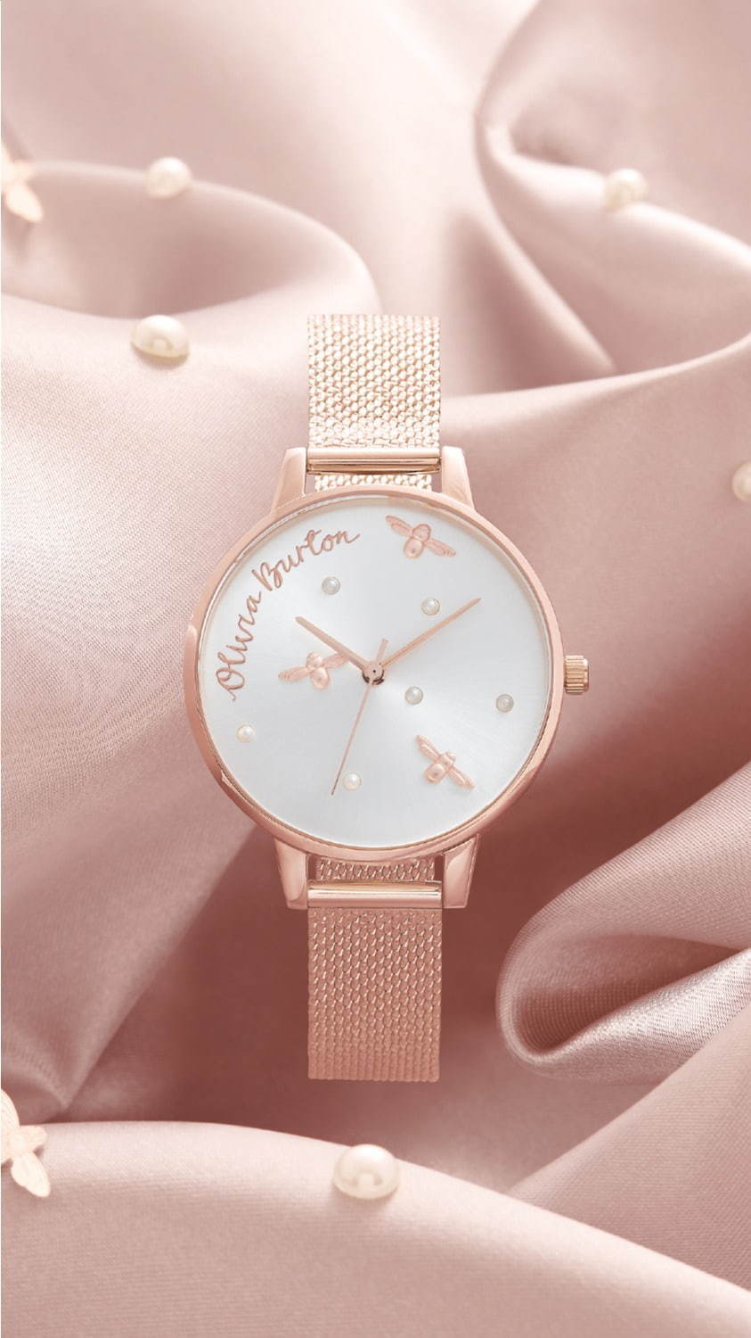 オリビア・バートンの新作腕時計 - 煌めくグリッターや“蜂”モチーフ、冬うさぎの文字盤｜写真15