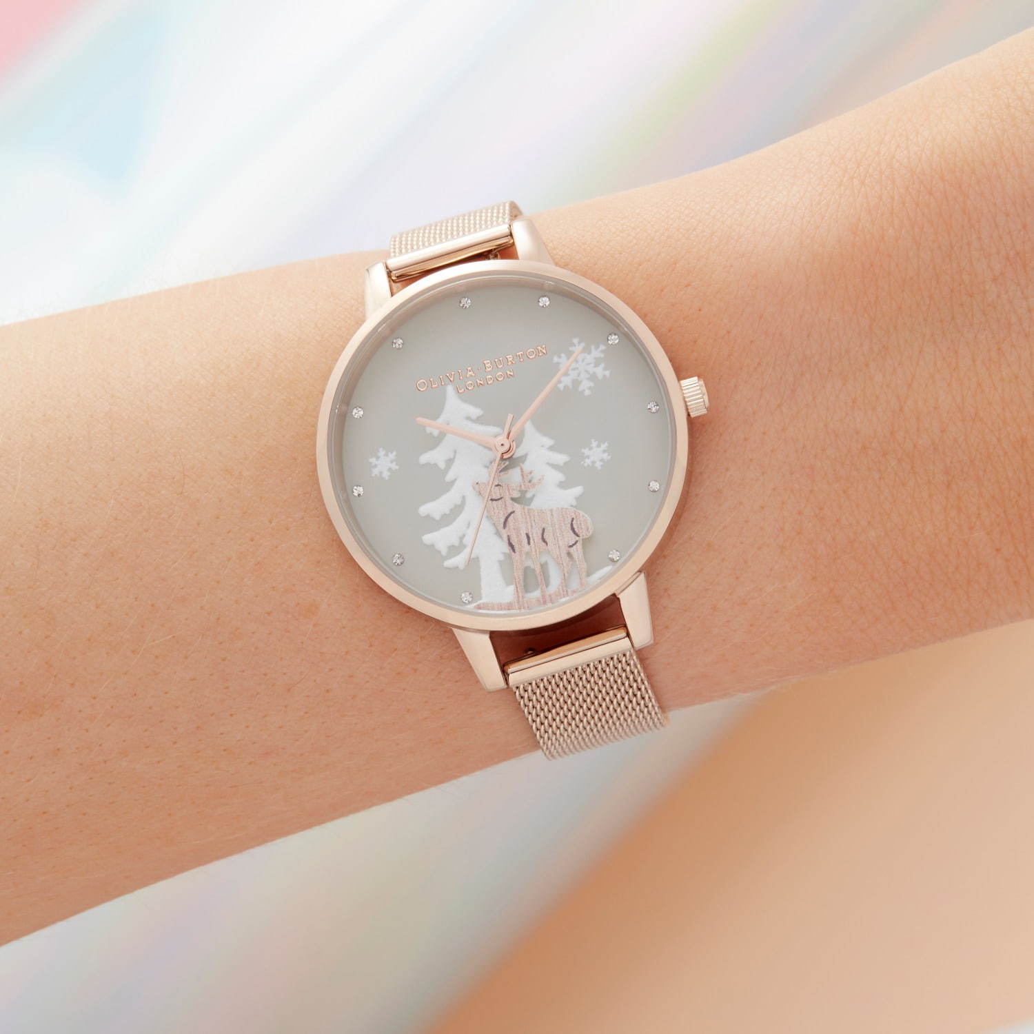 オリビア・バートンの新作腕時計 - 煌めくグリッターや“蜂”モチーフ、冬うさぎの文字盤｜写真26