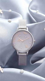 オリビア・バートンの新作腕時計 - 煌めくグリッターや“蜂”モチーフ、冬うさぎの文字盤｜写真12