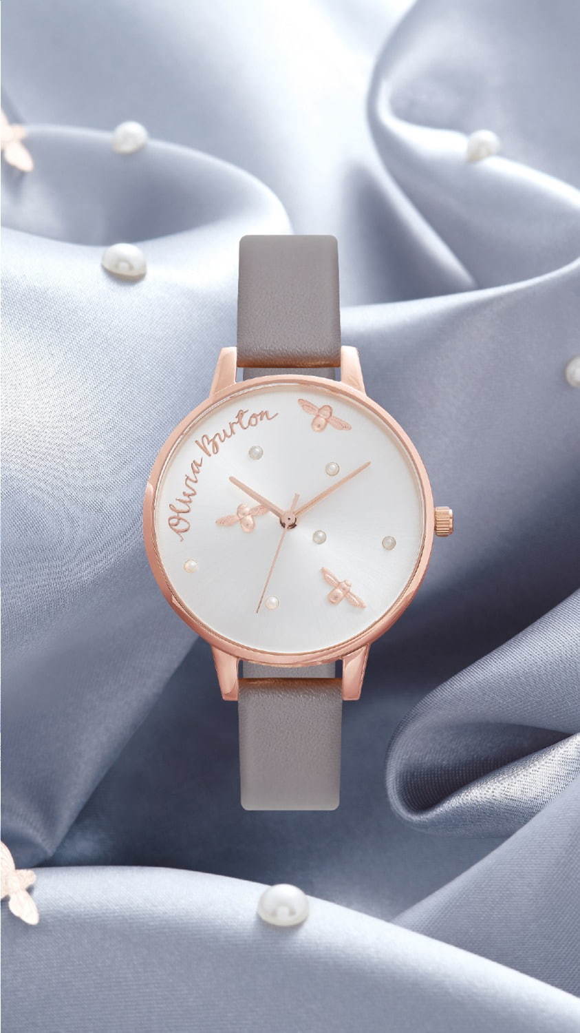 オリビア・バートンの新作腕時計 - 煌めくグリッターや“蜂”モチーフ、冬うさぎの文字盤｜写真14