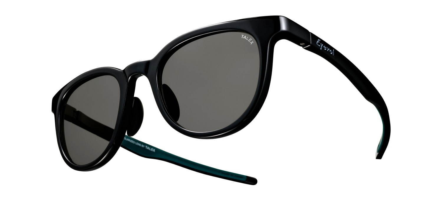 Eyevol アイヴァル　ブラック　サングラス　タレックス　TALEX 編光 アイヴォル×タレックス」アクティブ派ご用達サングラスは