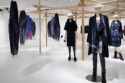 エルトブ テップ イッセイ ミヤケ銀座店にHaaTの今秋冬新作が登場