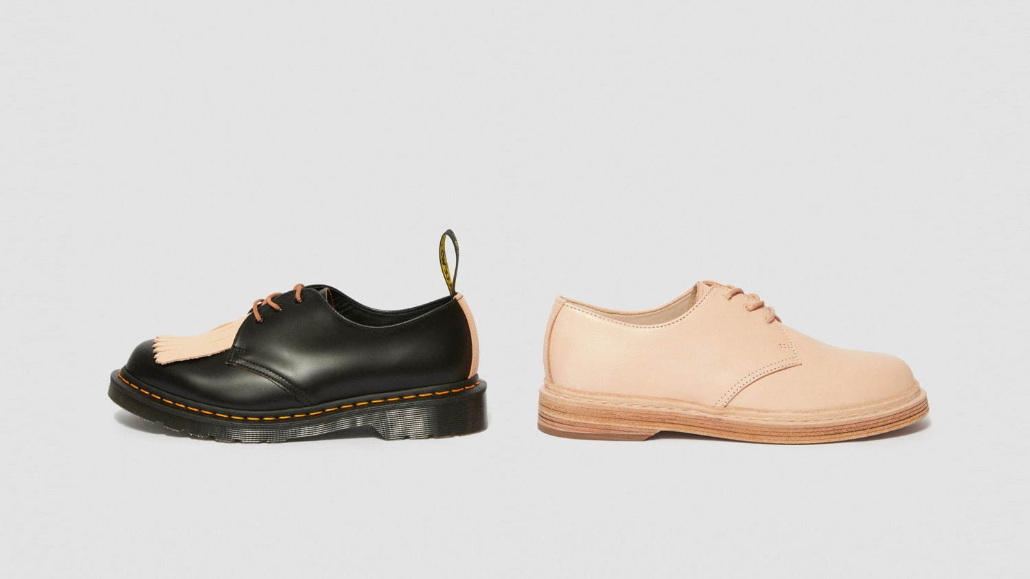 左)「1461 Hender Scheme」50,000円＋税
右)「manual industrial products 21 × Dr. Martens」58,000円＋税