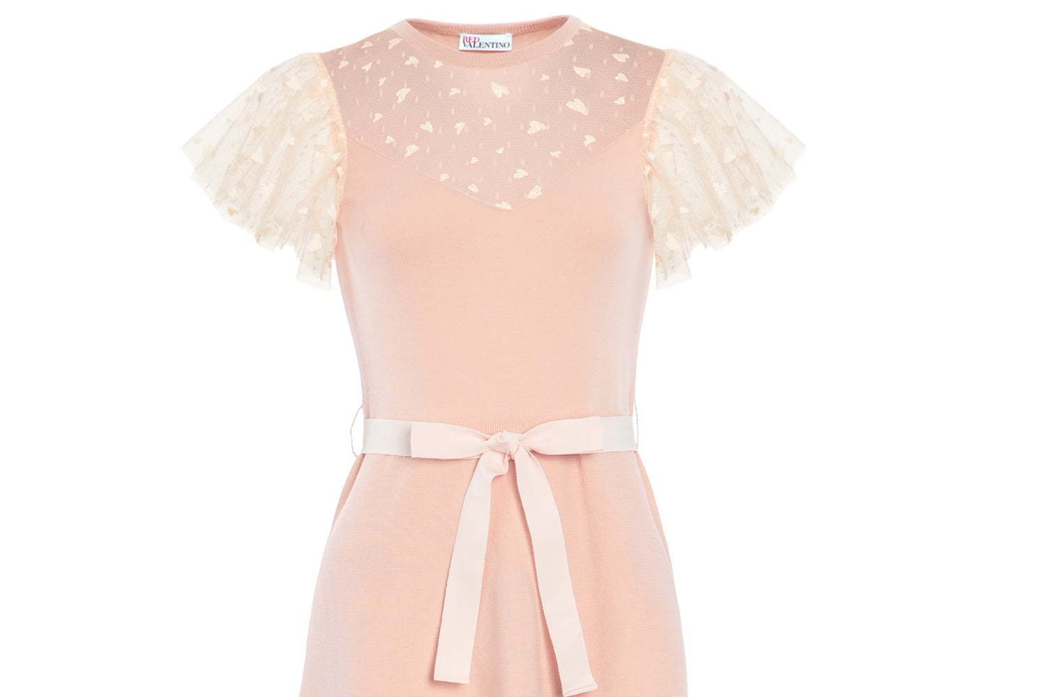 レッド ヴァレンティノ “ハート舞う”ヌードカラーのスカート＆ドレス表参道店限定で発売