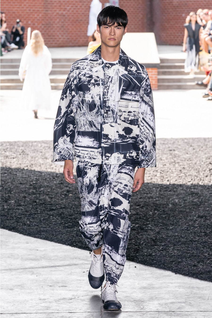 【美品】3.1フィリップリム 2018モデル ペインター柄 MA-1 ジャケット スリーワン フィリップ リム 3.1 Phillip Lim 3.1 Phillip Lim