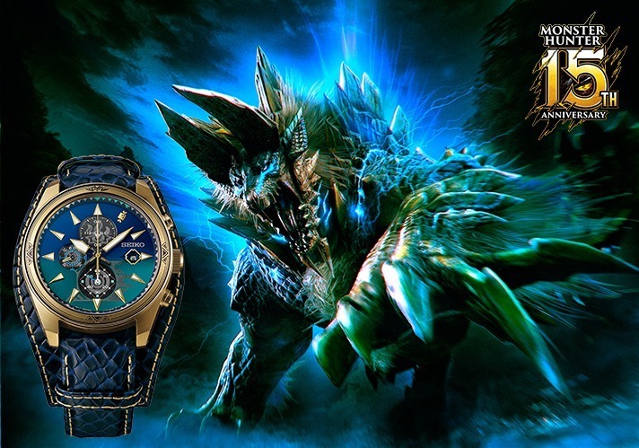 セイコー「モンスターハンター」コラボ腕時計を限定発売、リオレウスや 
