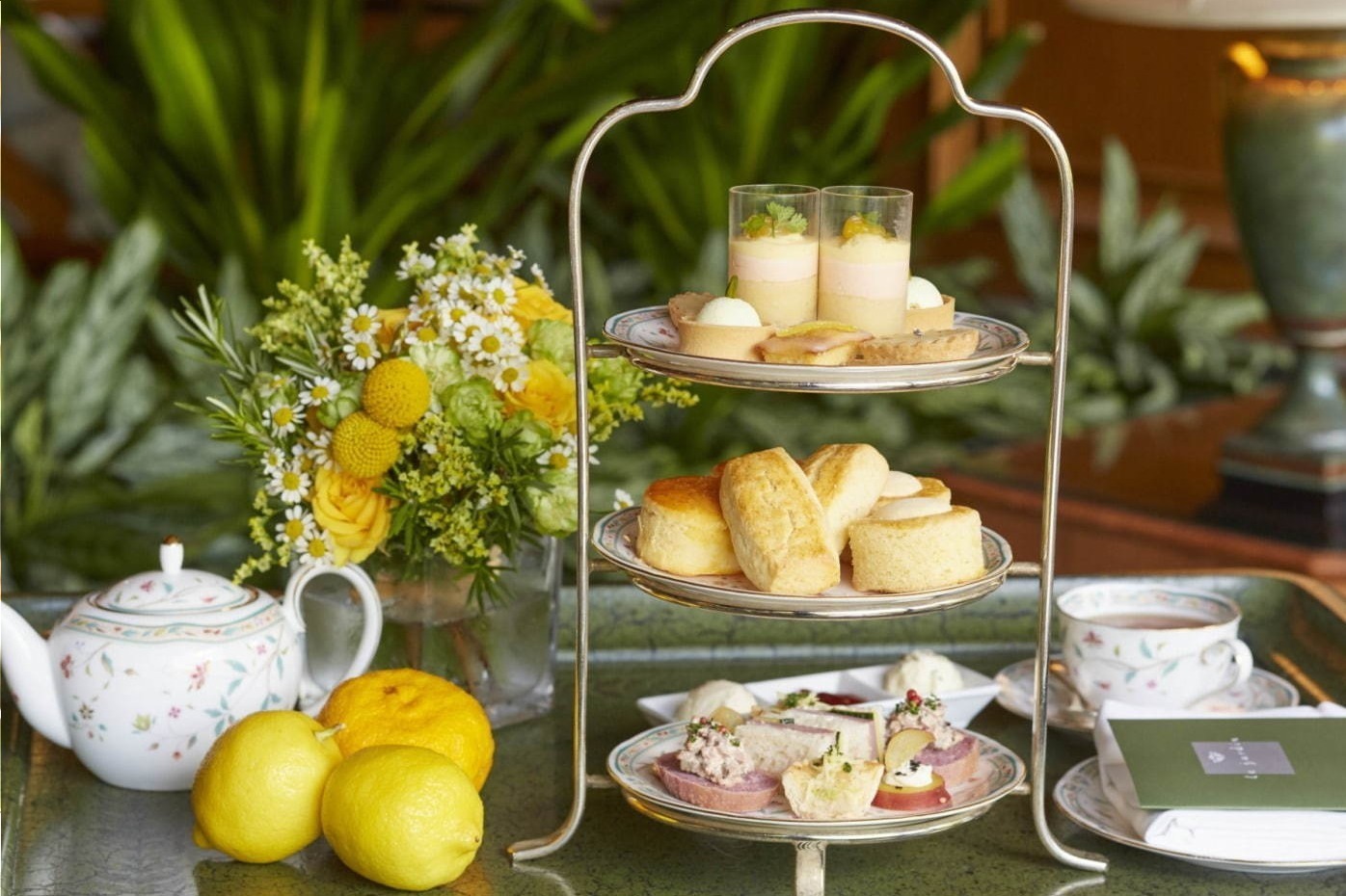 ホテル椿山荘東京「柚子レモンアフタヌーンティー」