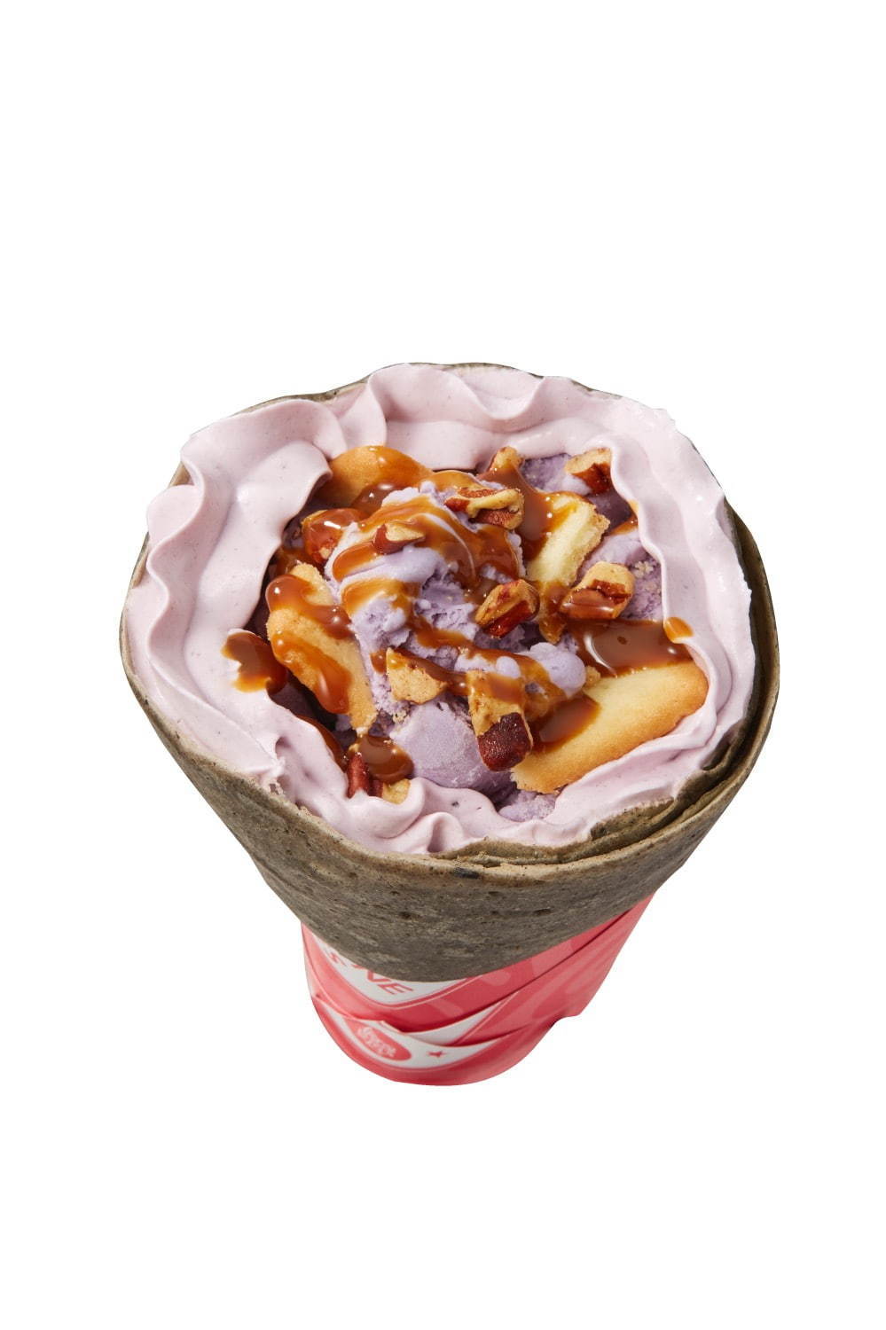 コールドストーンのハロウィン限定"パンプキン×紫いも"アイスクリーム、チョコやミニパイを混ぜ込んで｜写真3