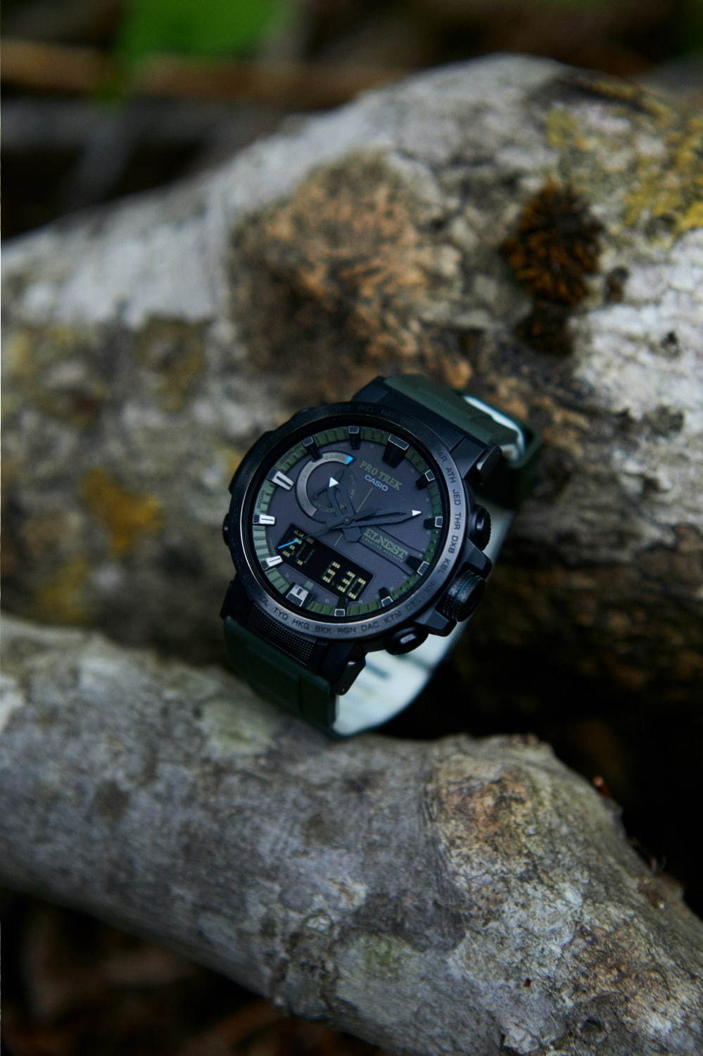 プロ トレックの新作腕時計、井浦新のブランドとコラボ - 森林着想カラー×世界遺産モチーフバンド｜写真6