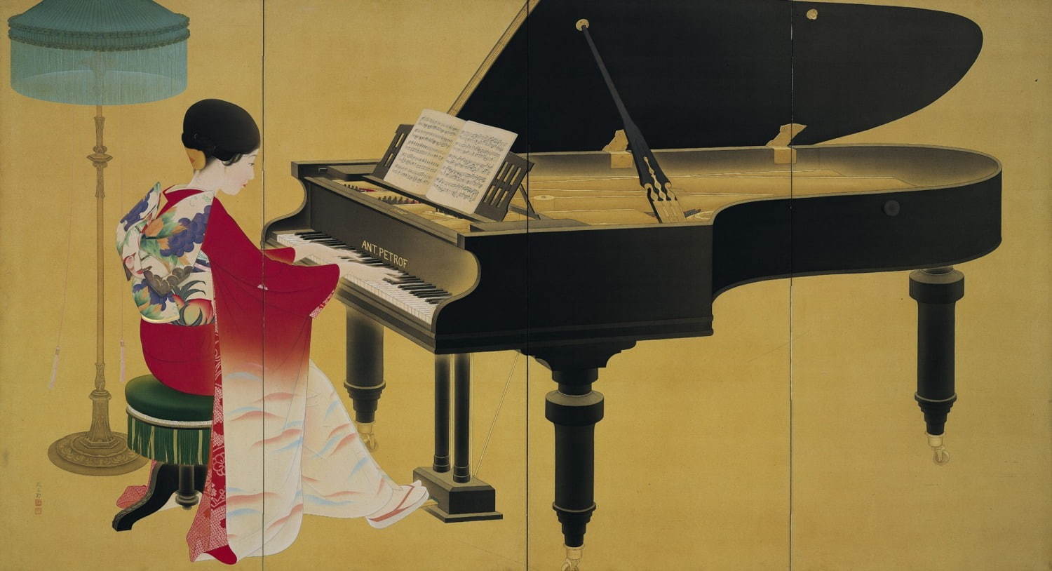 中村大三郎《ピアノ》 1926年 京都市美術館蔵