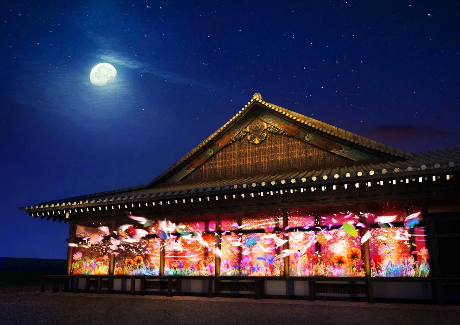 花の体感型アート展「フラワーズ バイ ネイキッド」京都・二条城で、“鳳凰”がテーマ｜写真6
