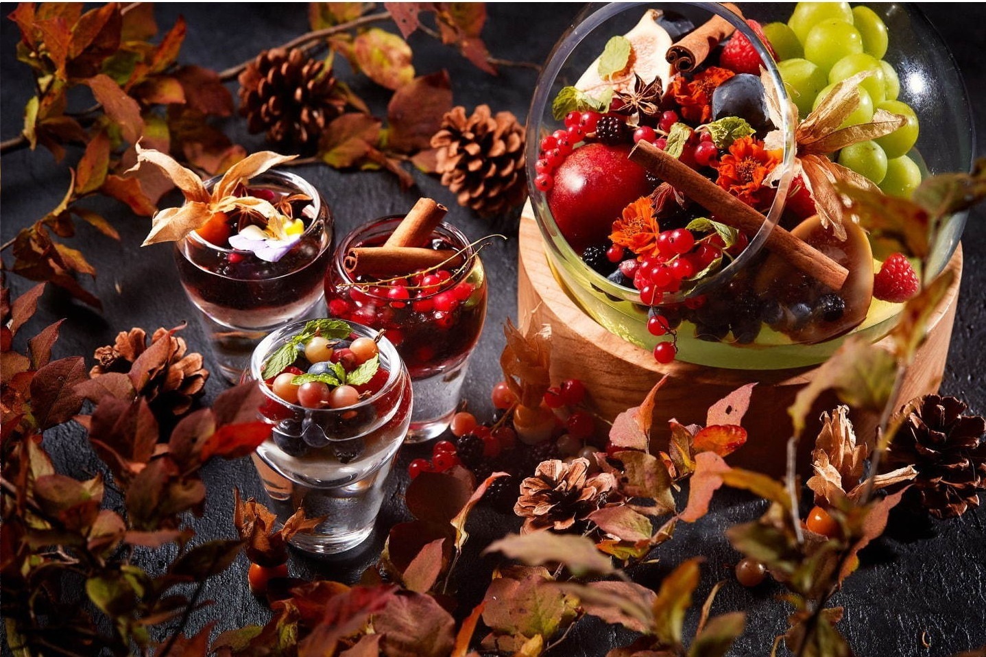 ブルーベリー｜インターコンチネンタルホテル大阪「秋のベリースイーツブッフェ」ベリーが主役のスイーツ約30種