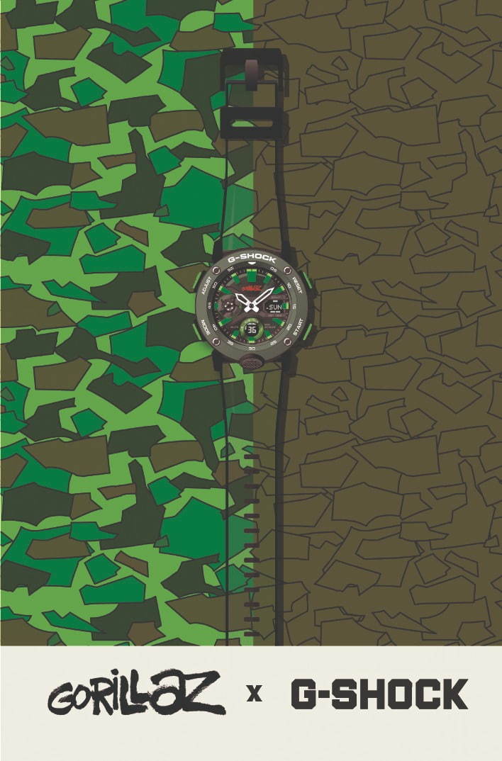 G-SHOCK×ゴリラズのコラボ腕時計、1st＆最新アルバムのジャケットデザインに着想｜写真11
