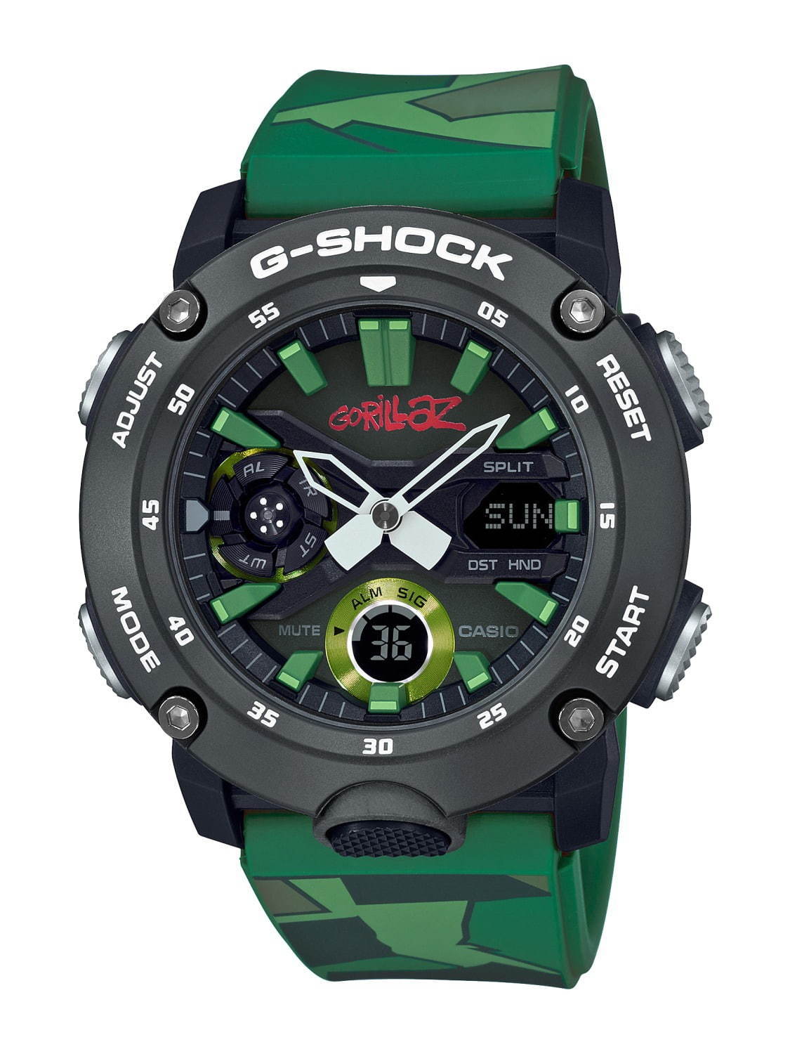 G-SHOCK×ゴリラズのコラボ腕時計、1st＆最新アルバムのジャケットデザインに着想｜写真7