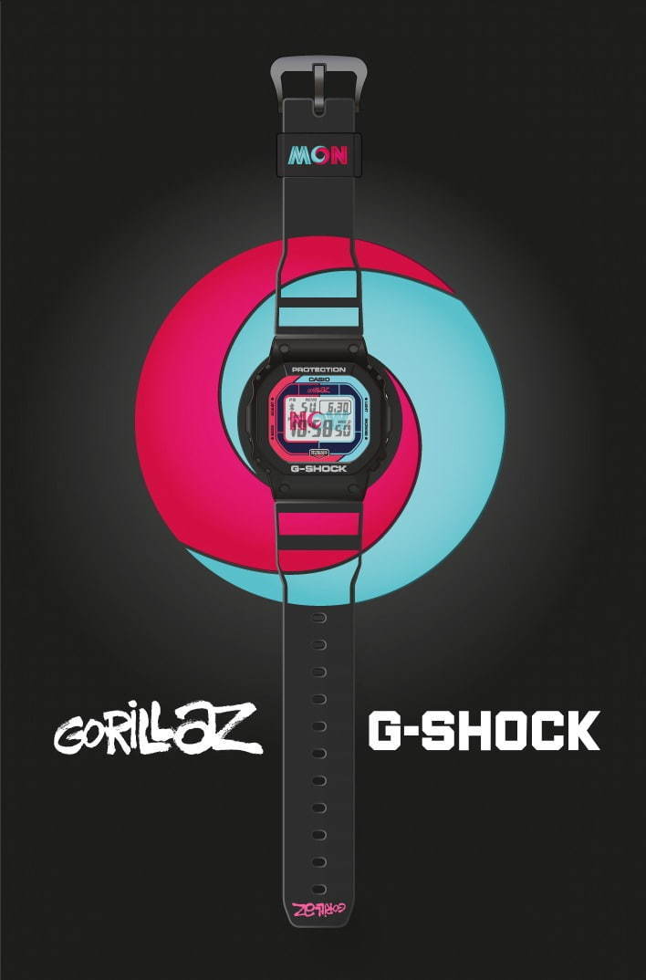 G-SHOCK×ゴリラズのコラボ腕時計、1st＆最新アルバムのジャケットデザインに着想｜写真6