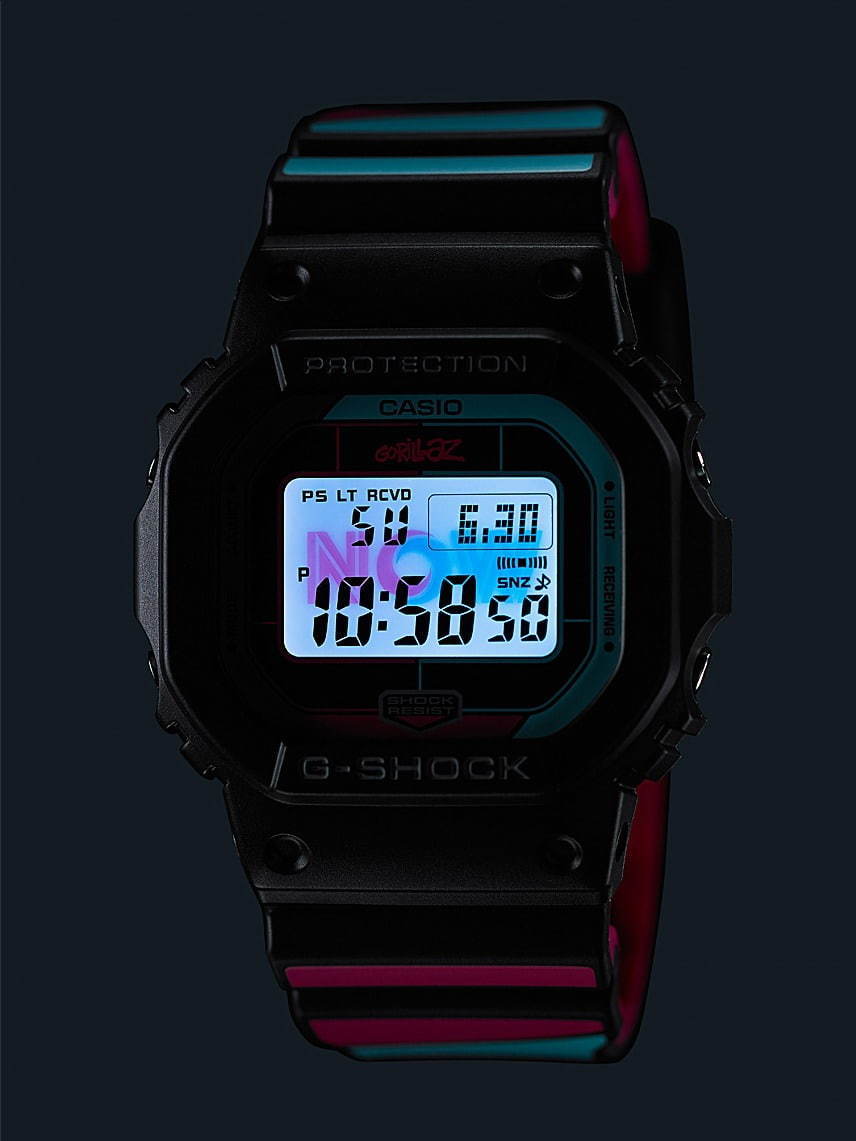 G-SHOCK×ゴリラズのコラボ腕時計、1st＆最新アルバムのジャケットデザインに着想｜写真4