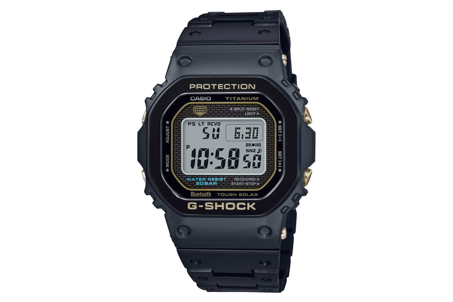 G Shockから外装にチタンを使った新型 Gmw B5000tb デザインは初代モデルを再現 ファッションプレス G Shockから外装にチタンを使った新型 Gmw B5000tb デザインは初代モデルを再現 ファッションプレス