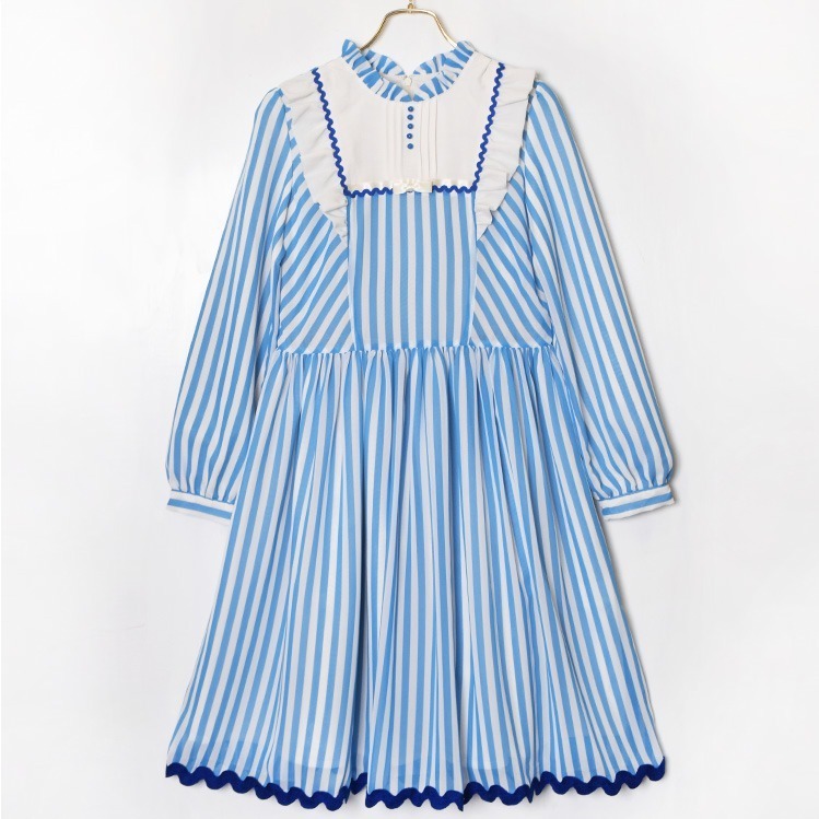 エミリーテンプルキュート「ハンバーガー＆ポテト」モチーフのアクセサリー、制服風ストライプドレスも｜写真5